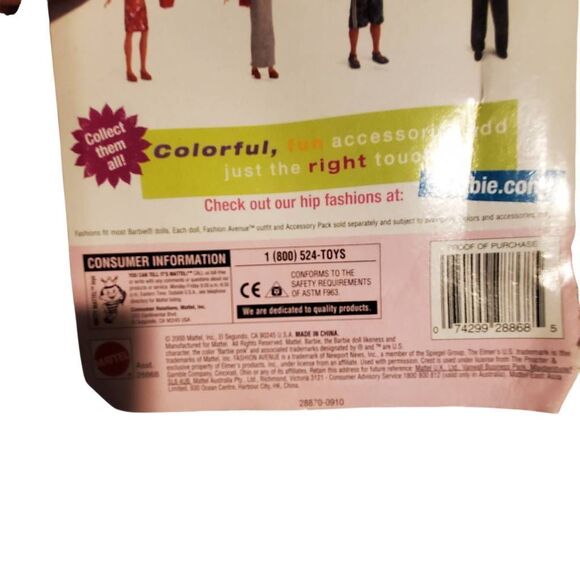 Vintage Barbie Fun Activity Fashion Avenue Accessory Pack – New Sealed - Picture 3 of 5